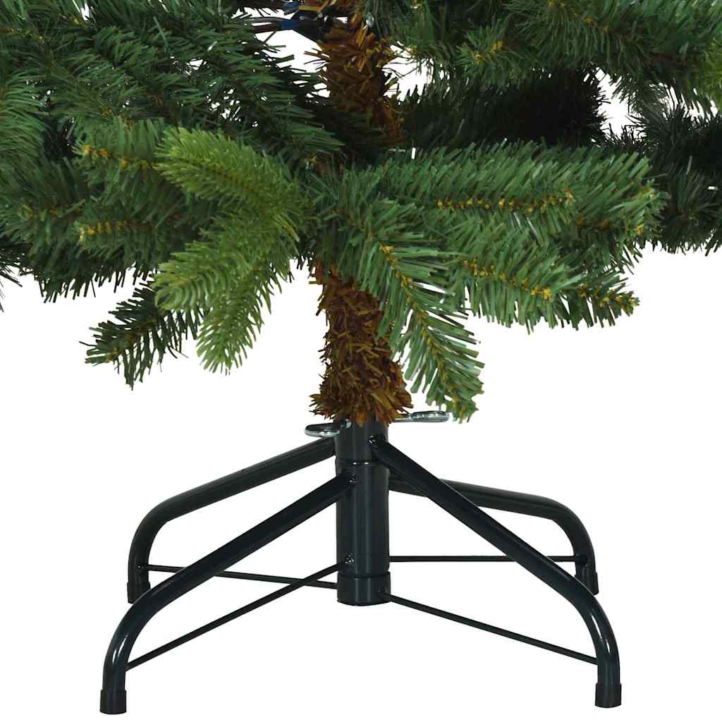 Umjetno božićno drvce s nogom Zelena 150 cm PVC, PE i čelik