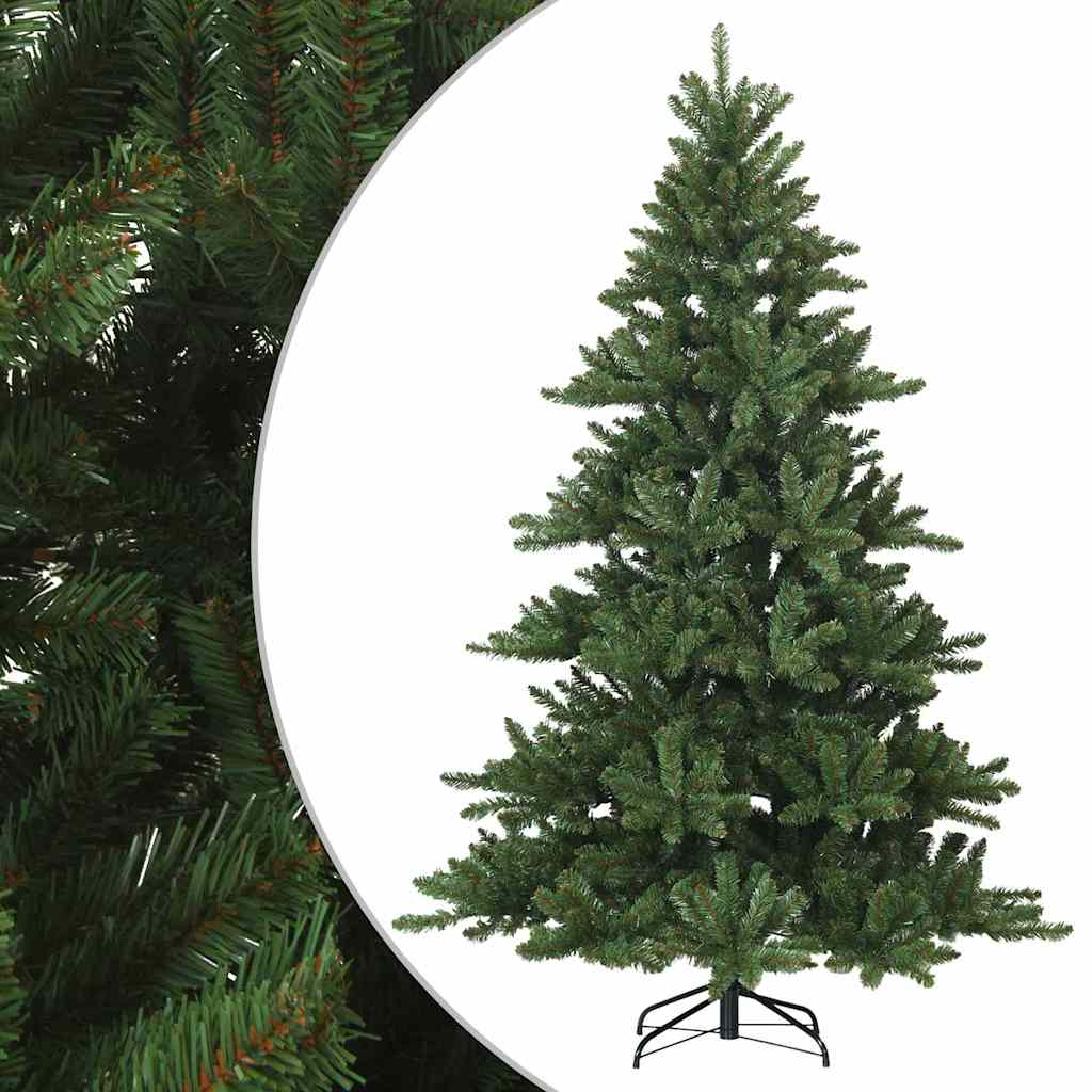 Umjetno božićno drvce s nogom Zelena 180 cm PVC, čelik