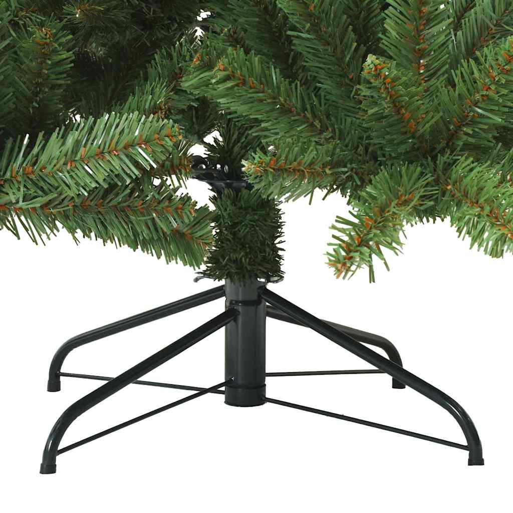 Umjetno božićno drvce s nogom Zelena 210 cm PVC, čelik