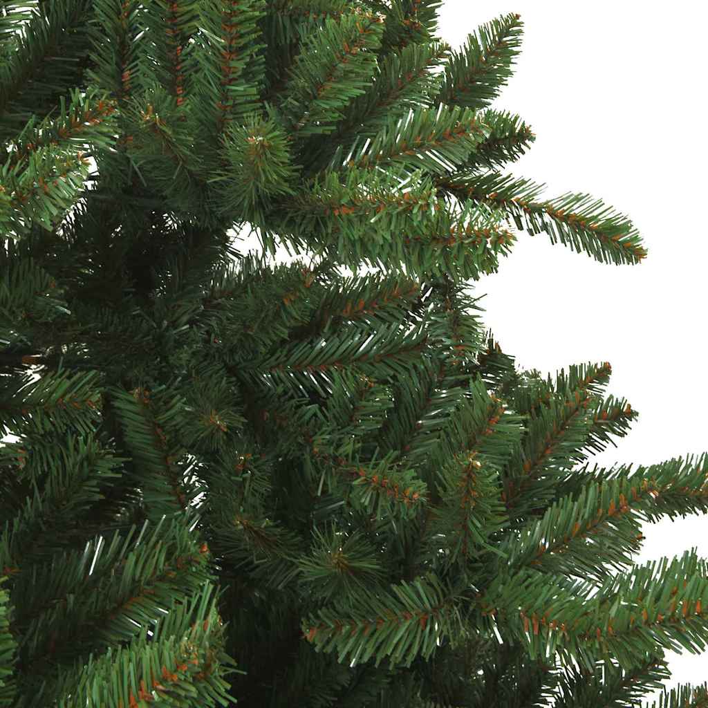 Umjetno božićno drvce s nogom Zelena 240 cm PVC, čelik