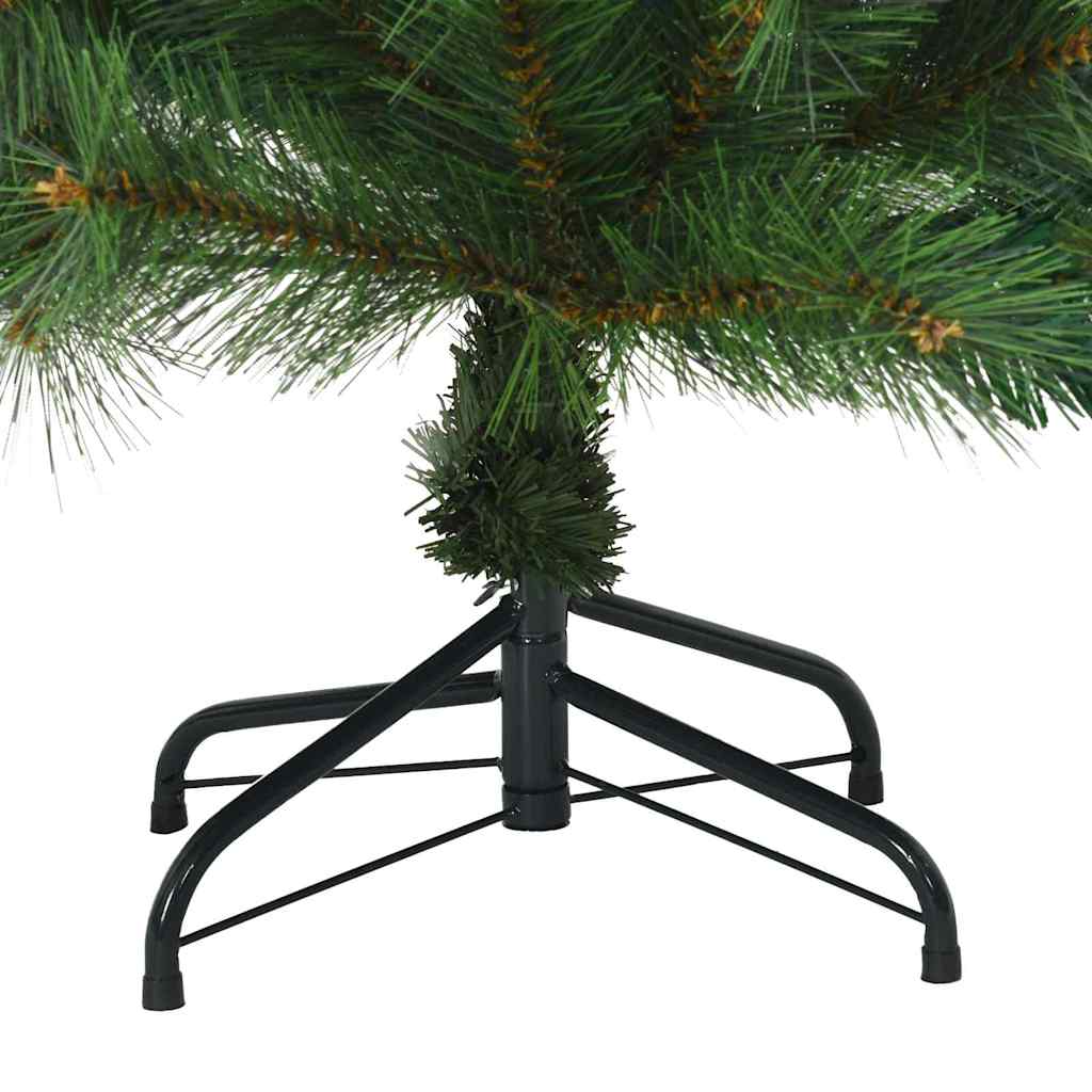 Umjetno božićno drvce s nogom Zelena 150 cm PVC, čelik