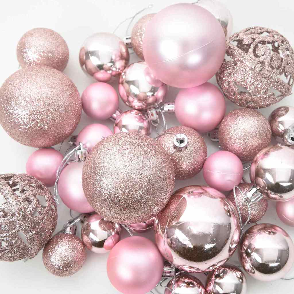 Umjetno predsvijetljeno božićno drvce Ružičasta 120 cm PVC