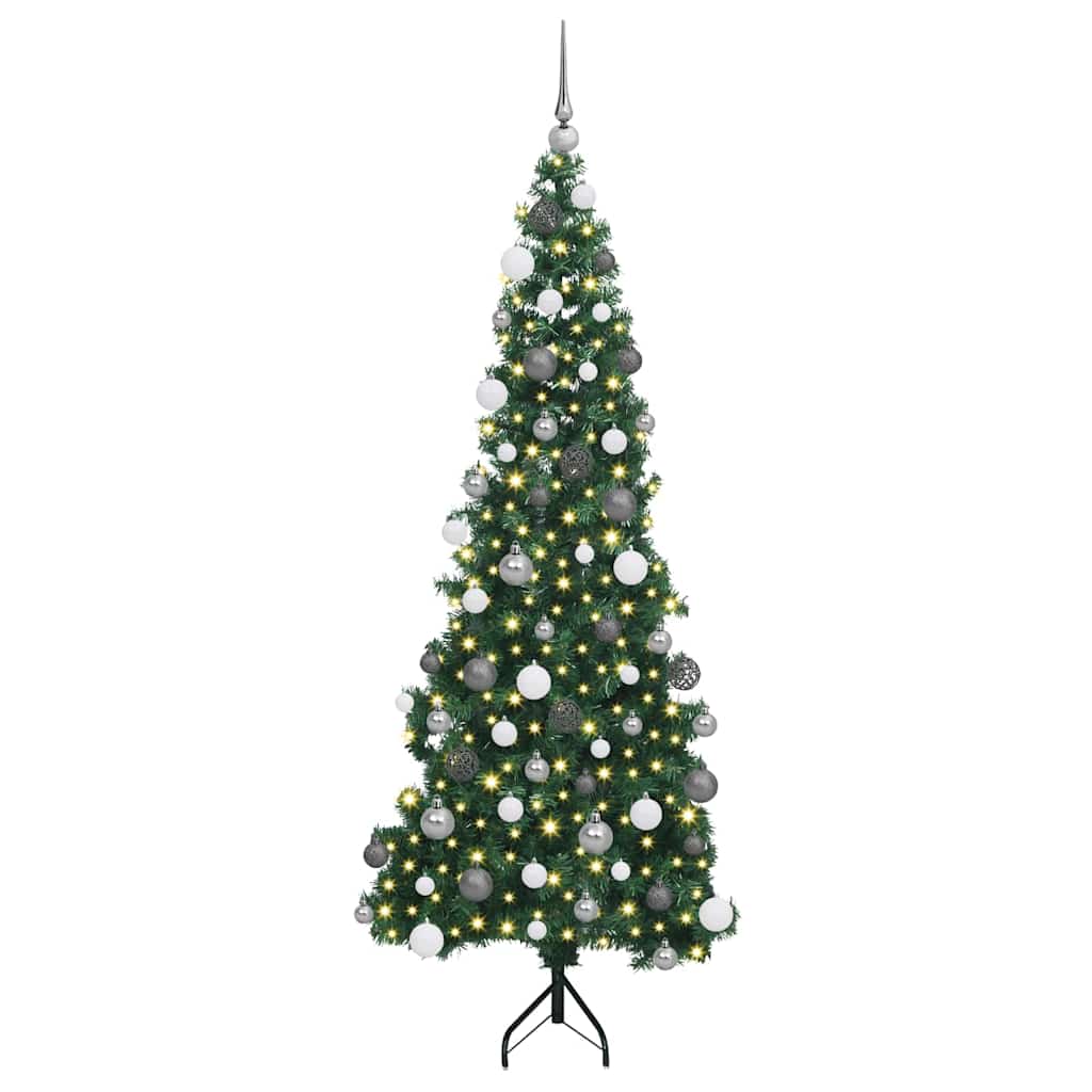 Korner Umjetno Božićno Drvo Zelena 180 cm PVC i metal