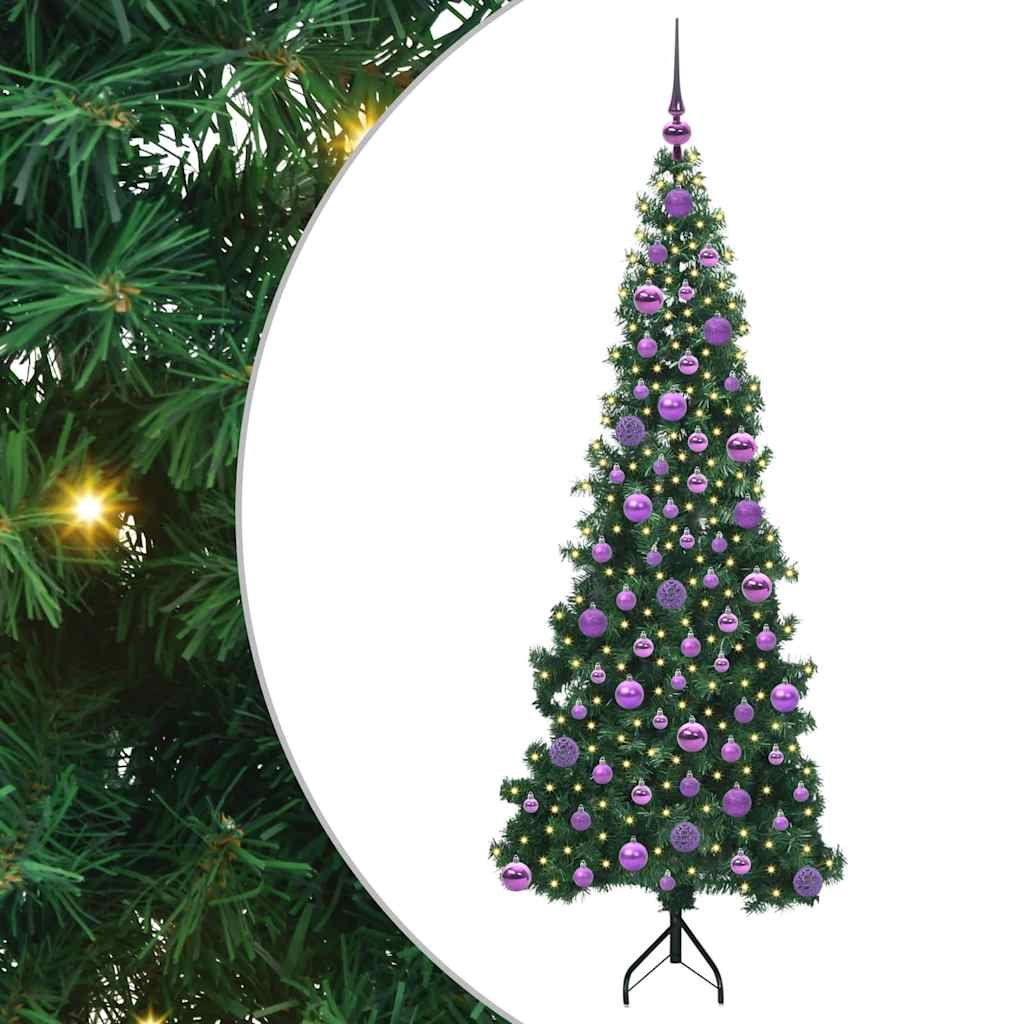 Korner Umjetno Božićno Drvo Zelena 180 cm PVC i metal