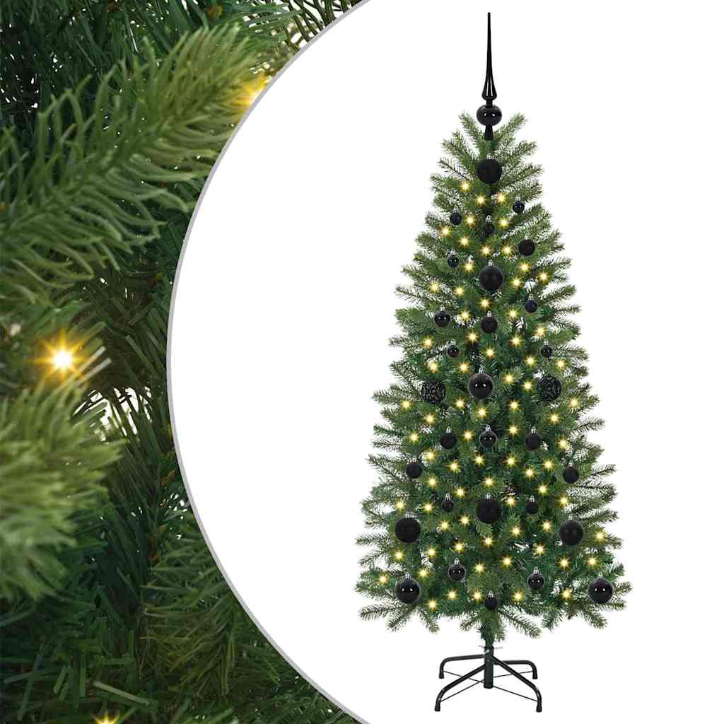 Umjetno božićno drvce s stalakom Zelena 120 cm PE i PVC