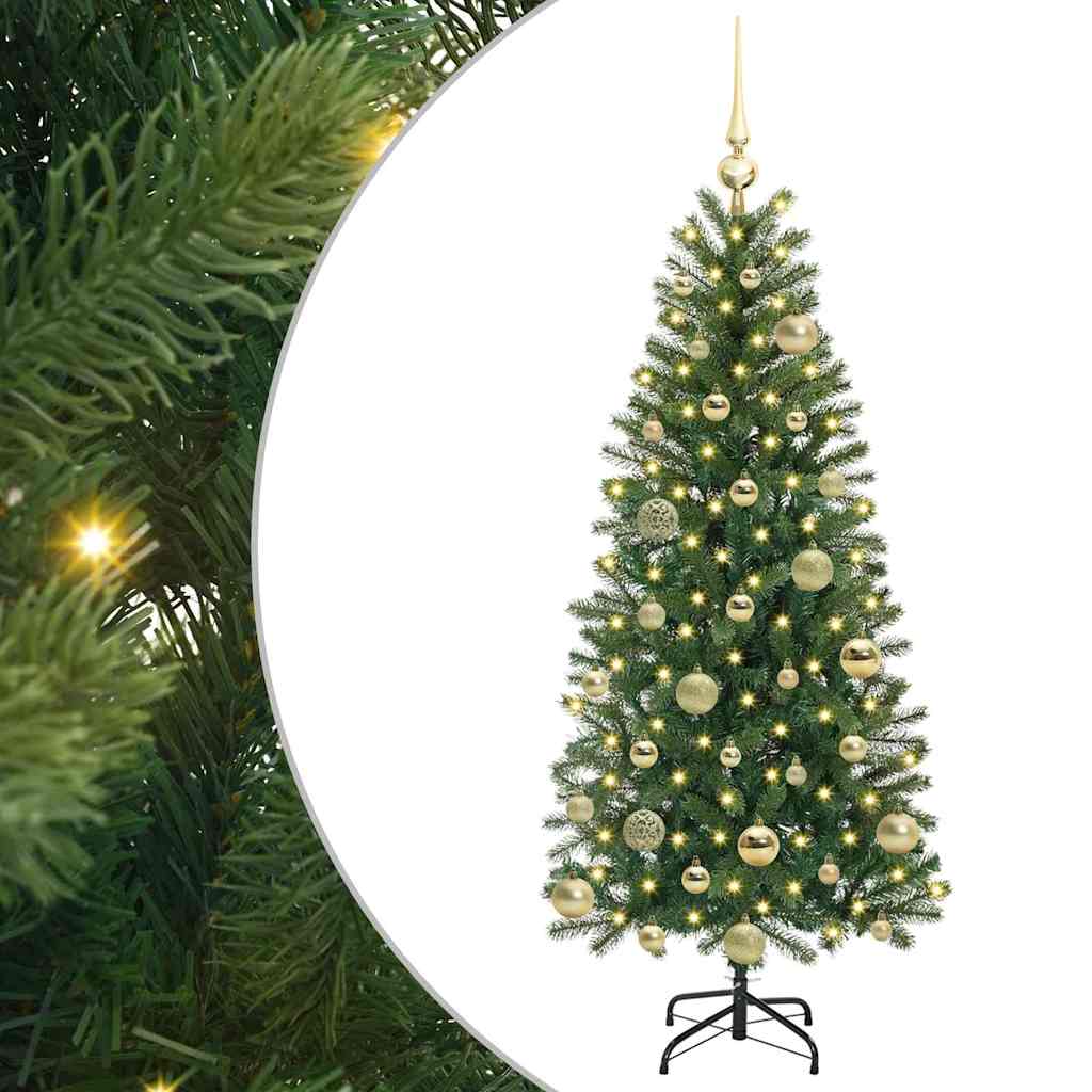 Umjetno božićno drvce s stalakom Zelena 120 cm PE i PVC