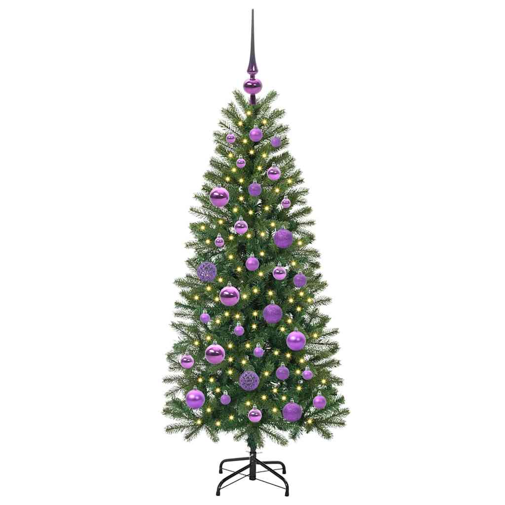 Umjetno božićno drvce s stalakom Zelena 120 cm PE i PVC