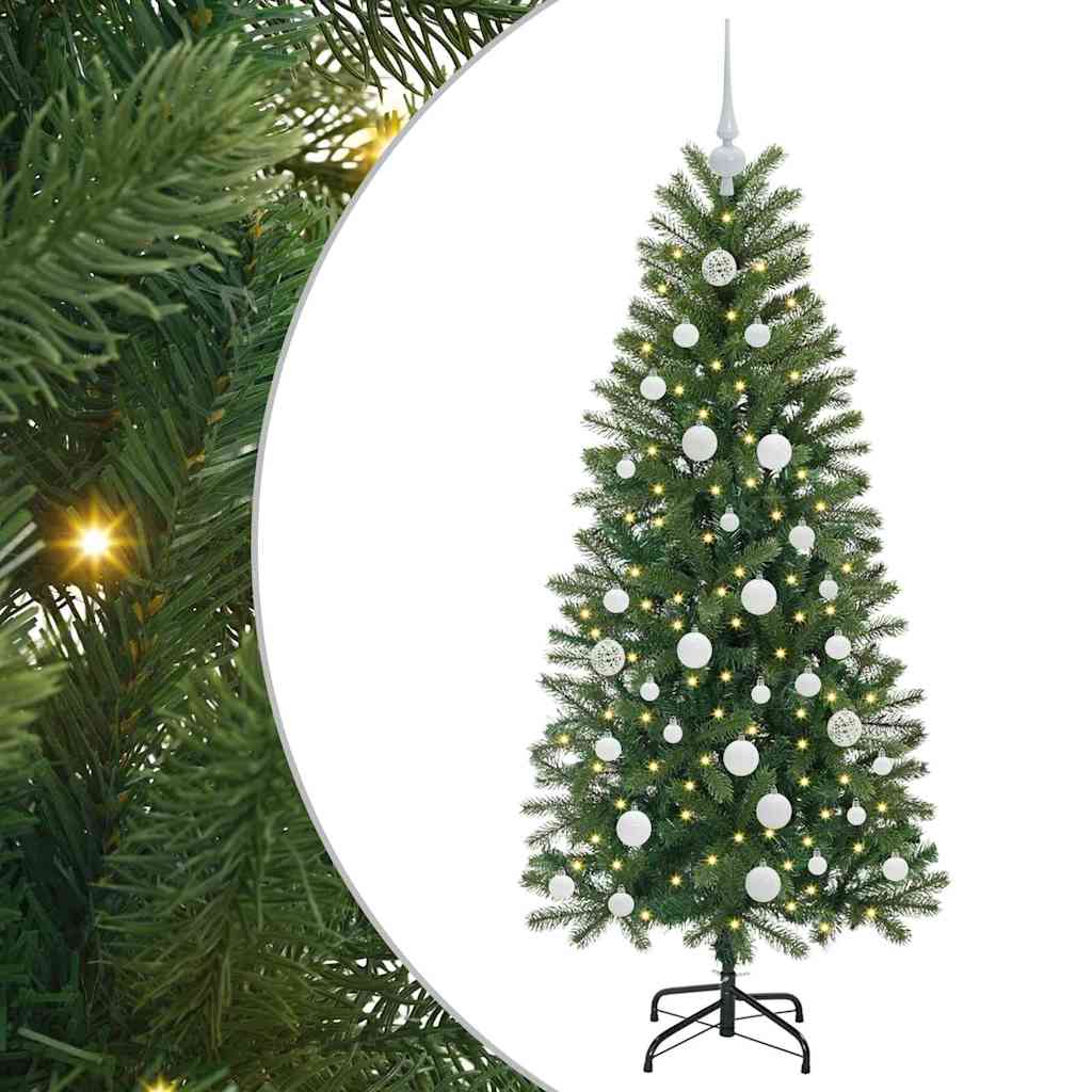 Umjetno božićno drvce s stalakom Zelena 150 cm PE i PVC