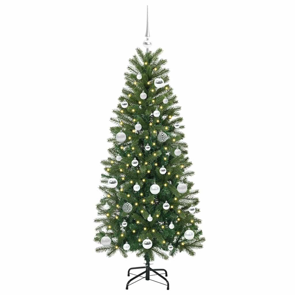 Umjetno božićno drvce s stalakom Zelena 150 cm PE i PVC