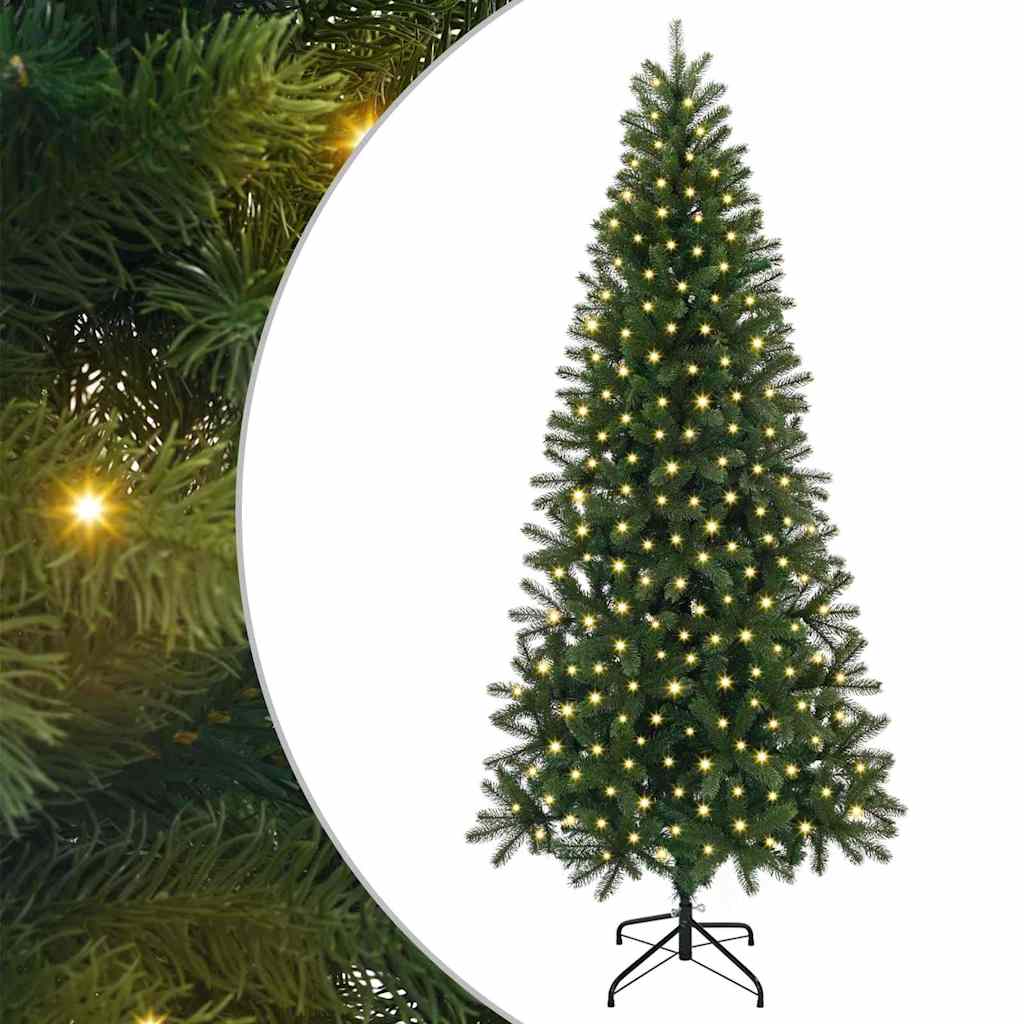 Umjetno božićno drvce s stalakom Zelena 210 cm PE i PVC