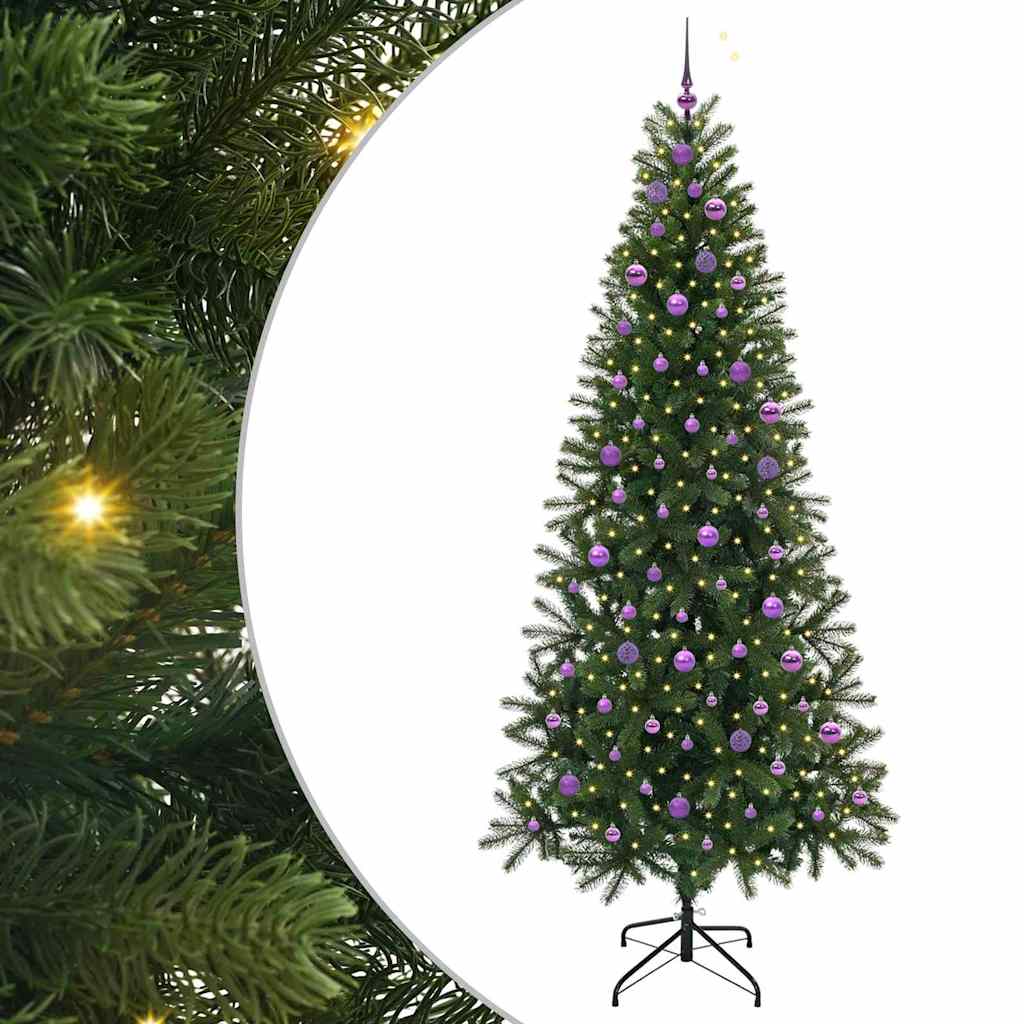 Umjetno božićno drvce s stalakom Zelena 240 cm PE i PVC