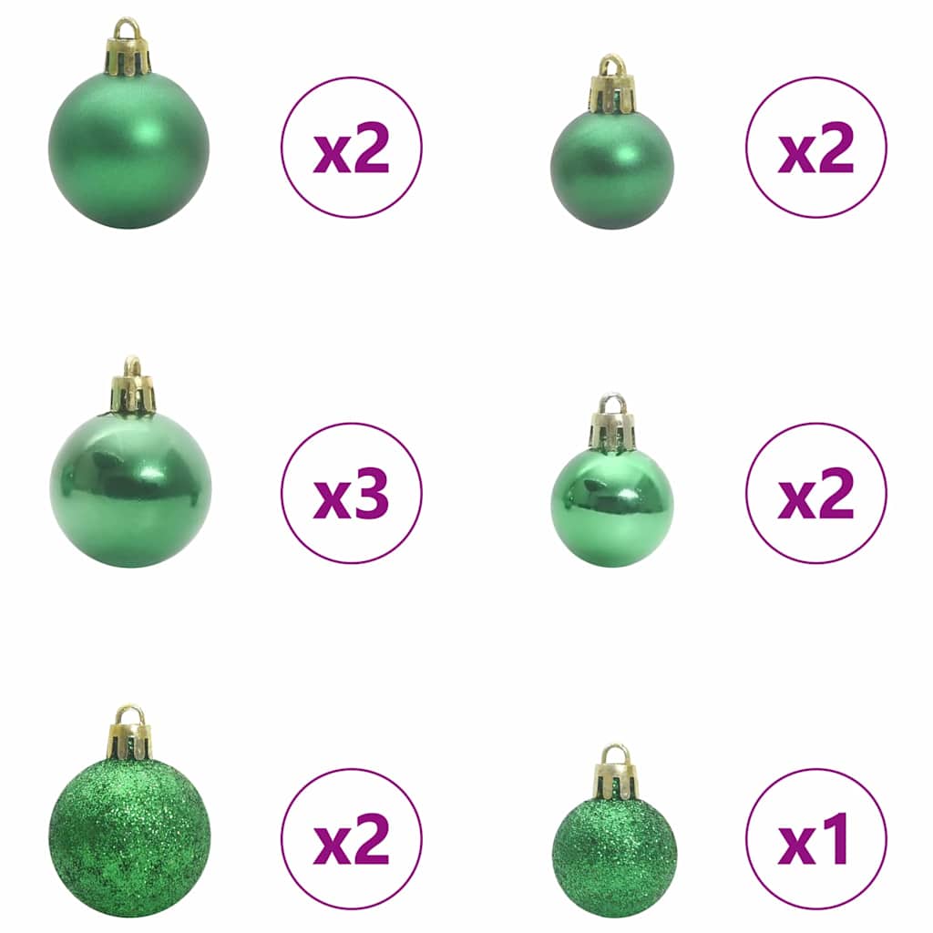 Umjetno božićno drvce s nogom s stalakom Zelena 120 cm PE i PVC