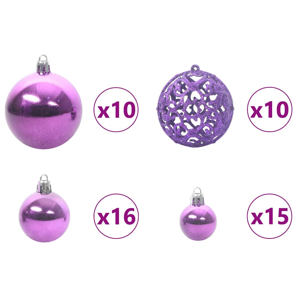 Umjetno božićno drvce s nogom s stalakom Bijelo 240 cm PE i PVC