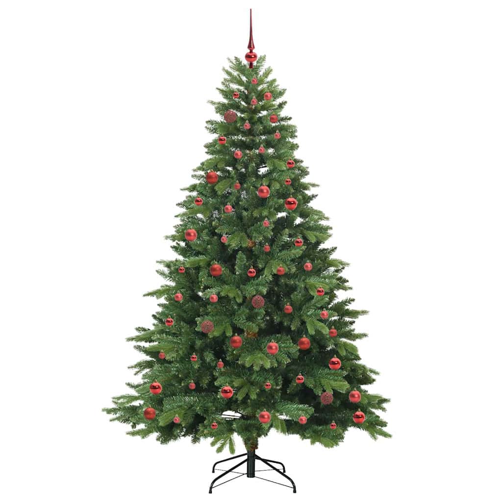 Umjetno božićno drvce s stalakom Zelena 210 cm PE i PVC
