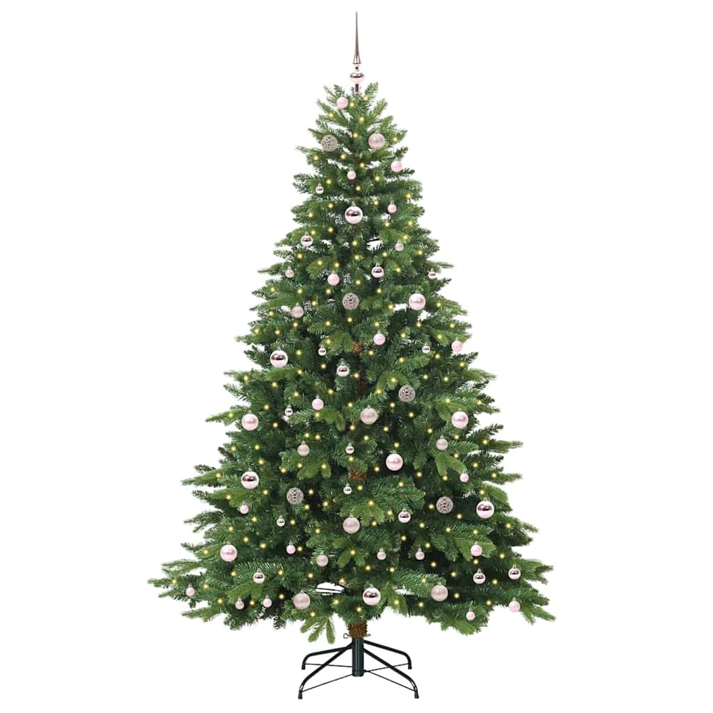 Umjetno božićno drvce s stalakom Zelena 210 cm PE i PVC