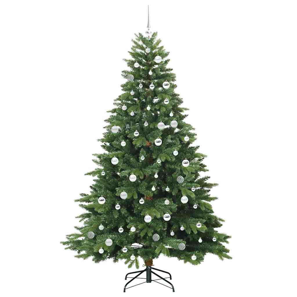 Umjetno božićno drvce s stalakom Zelena 210 cm PE i PVC