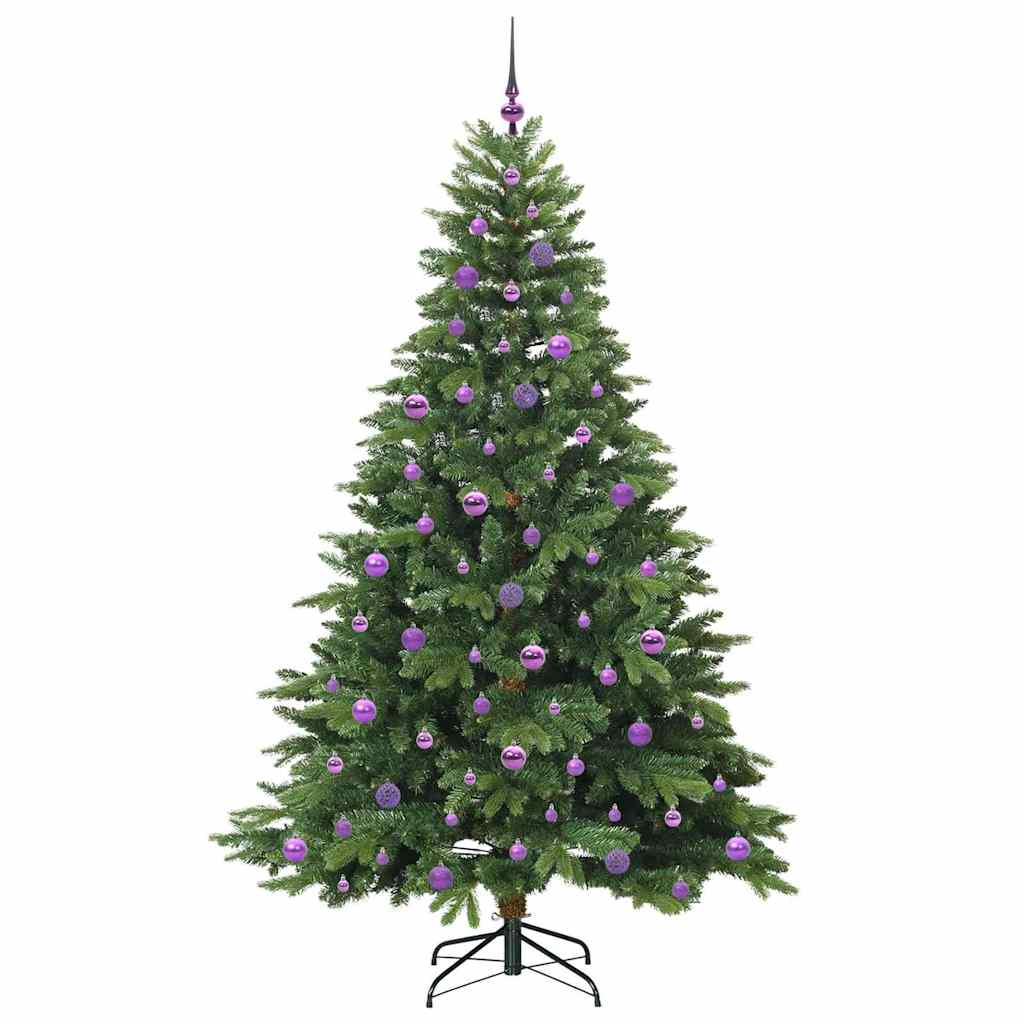 Umjetno božićno drvce s stalakom Zelena 210 cm PE i PVC