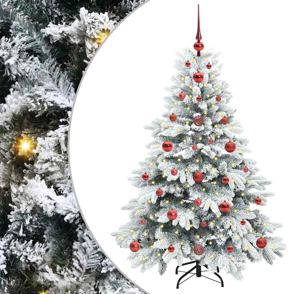 Umjetno božićno drvce s stalakom Bijelo 120 cm PE i PVC
