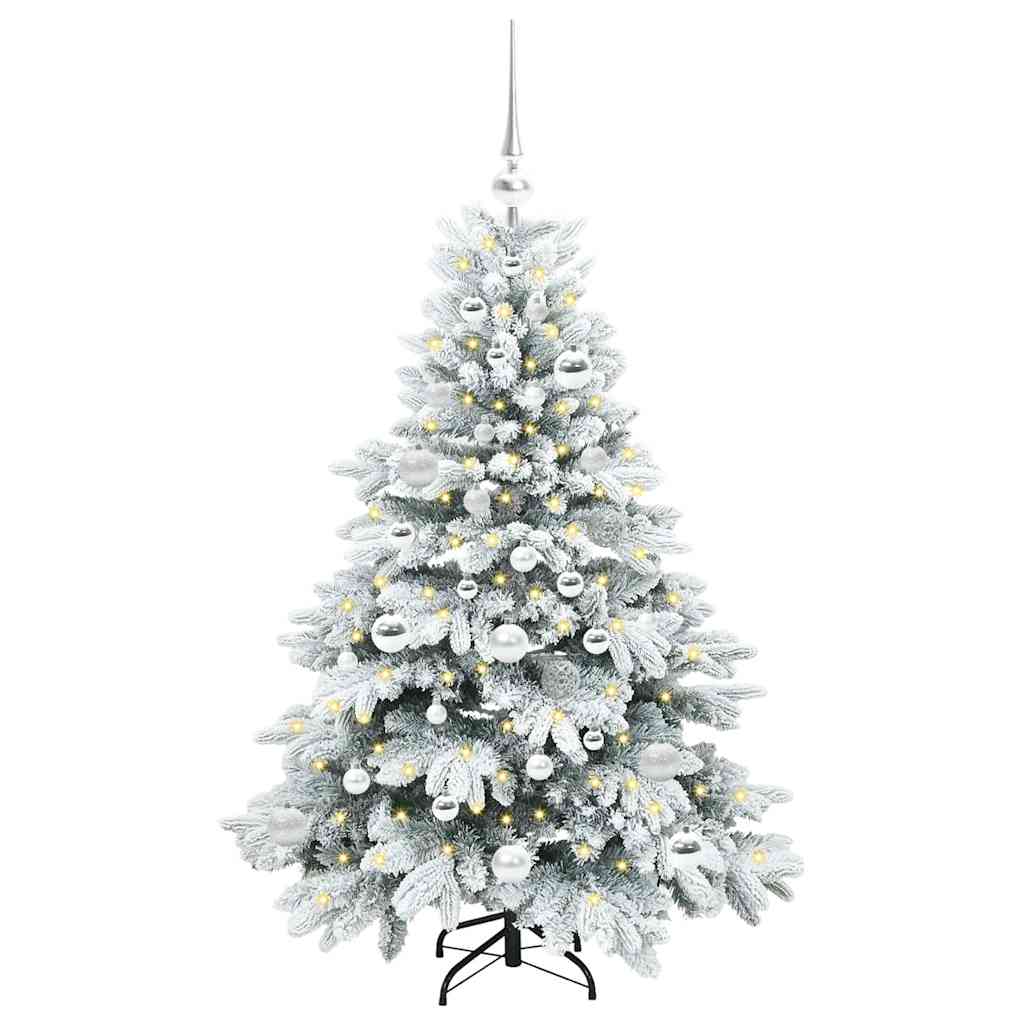 Umjetno božićno drvce s stalakom Bijelo 120 cm PE i PVC