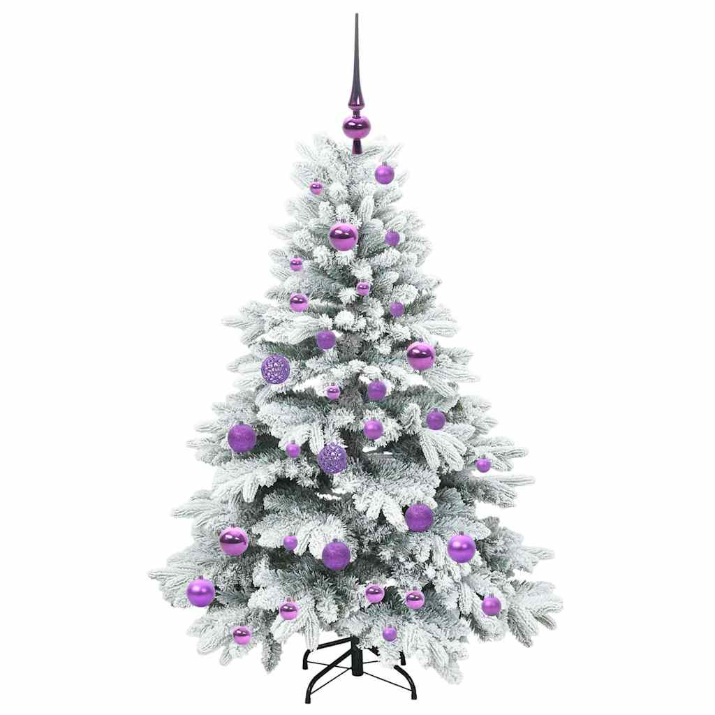 Umjetno božićno drvce s stalakom Bijelo 120 cm PE i PVC