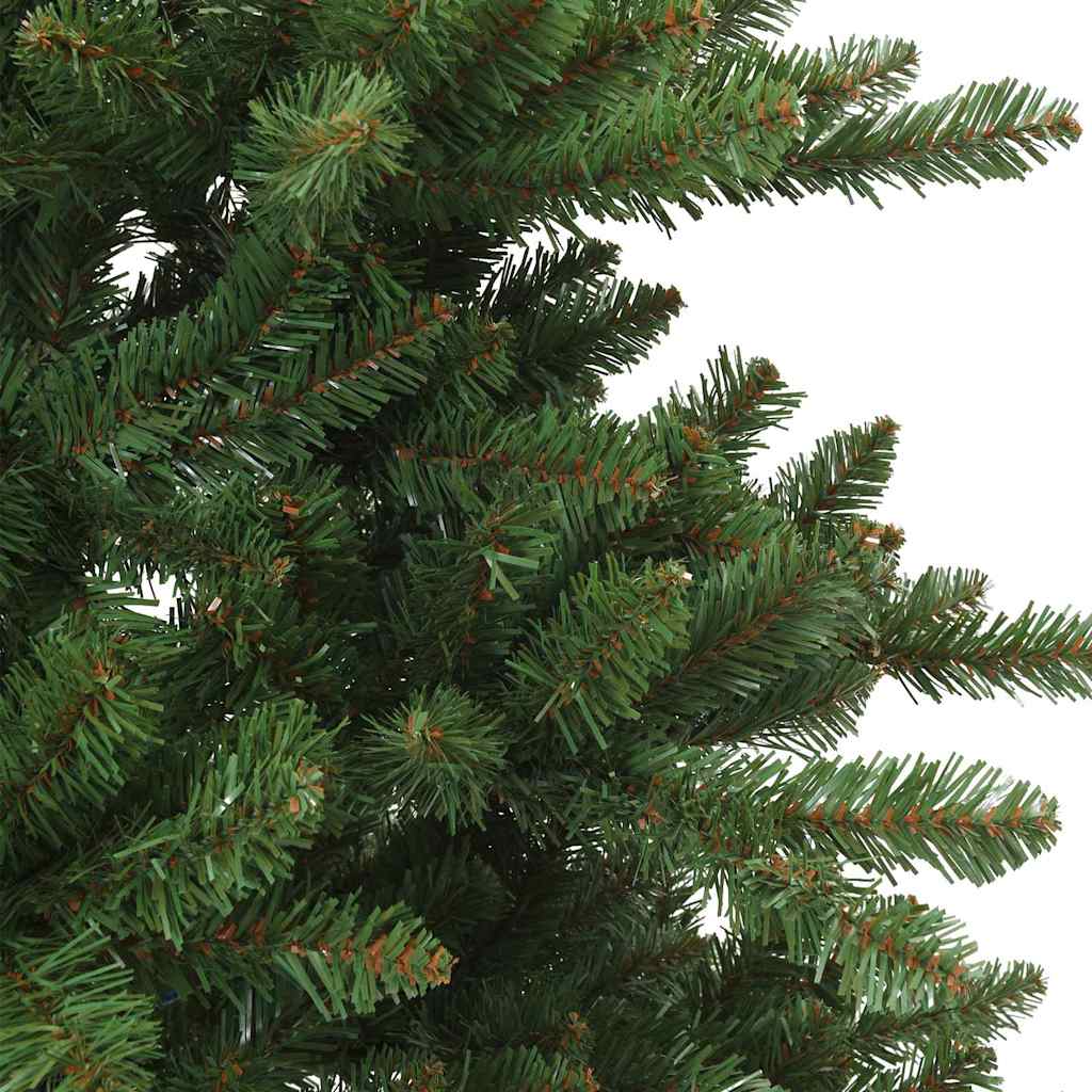 Umjetno božićno drvce s nogom Zelena 150 cm PVC i čelik
