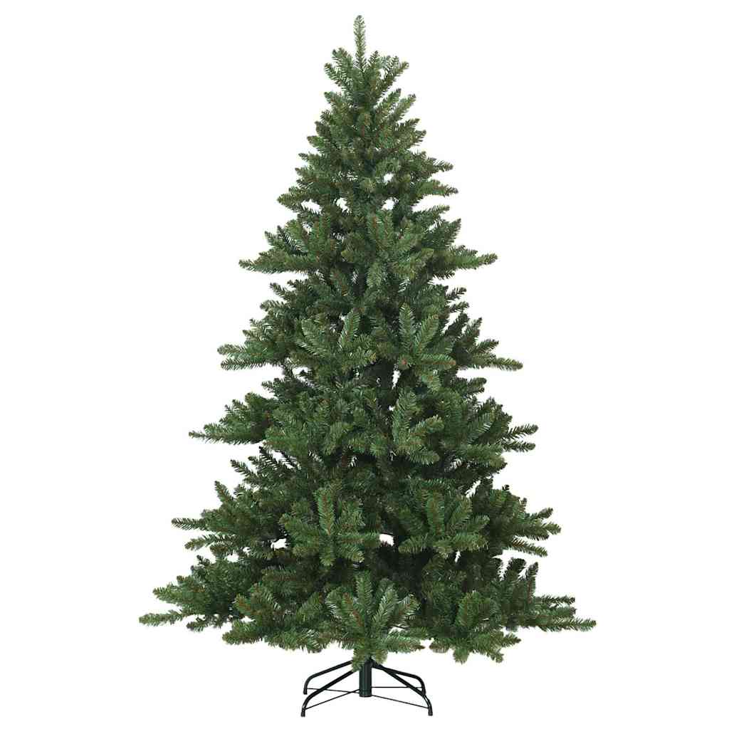 Umjetno božićno drvce s nogom Zelena 210 cm PVC i čelik