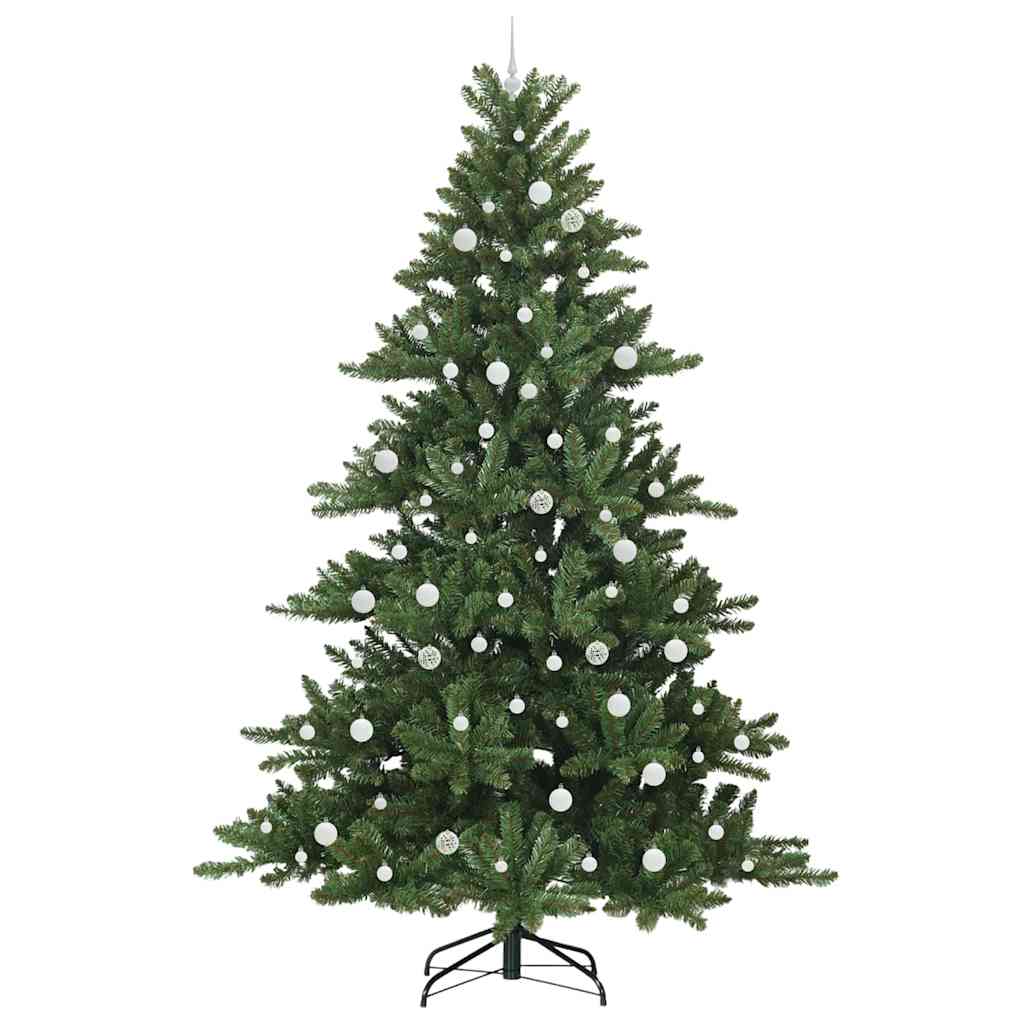 Umjetno božićno drvce s nogom Zelena 240 cm PVC i čelik