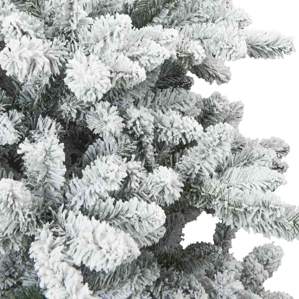 Umjetno božićno drvce s nogom Bijelo 150 cm PVC i čelik