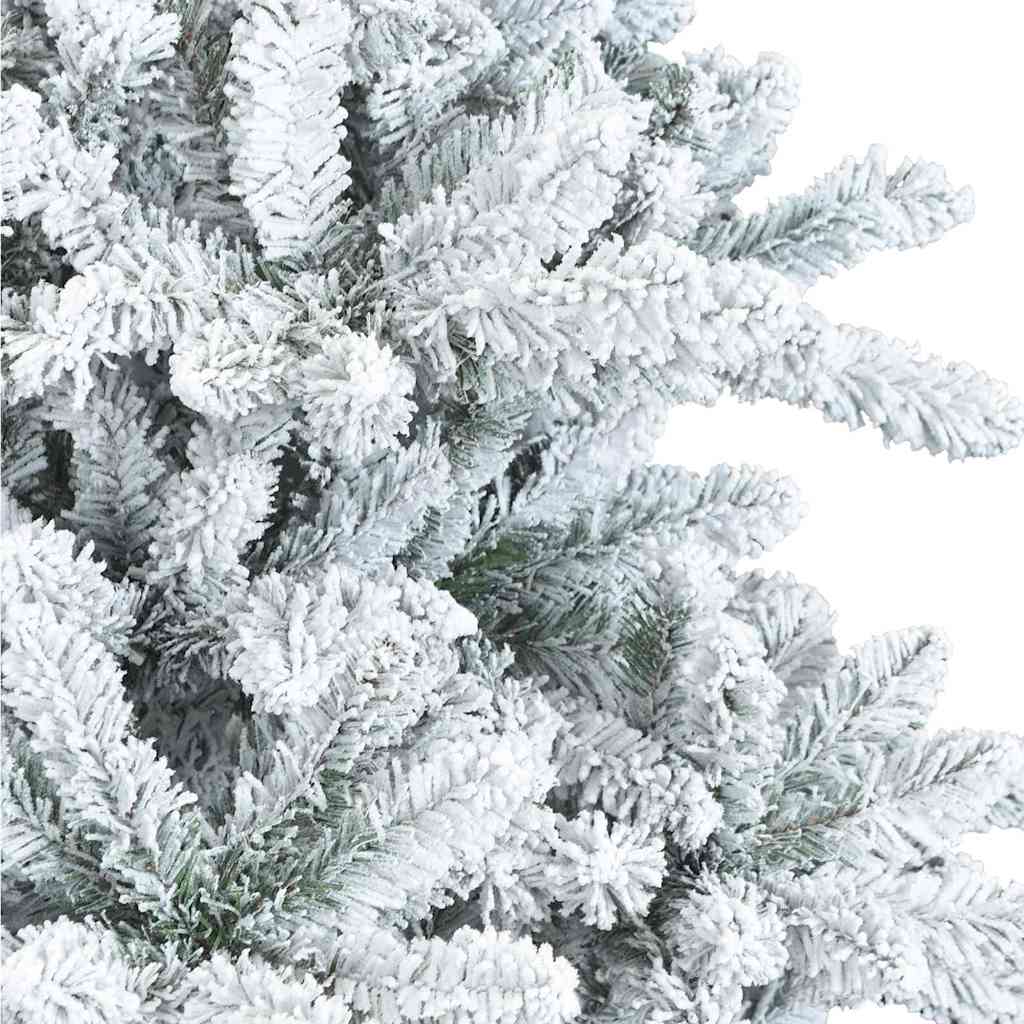 Umjetno božićno drvce s nogom Bijelo 210 cm PVC i čelik