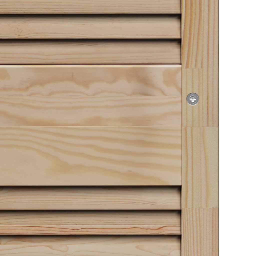 Ormarna vrata s vratima 2 pcs Prirodna 140,5 x 2,1 x 39,5 cm