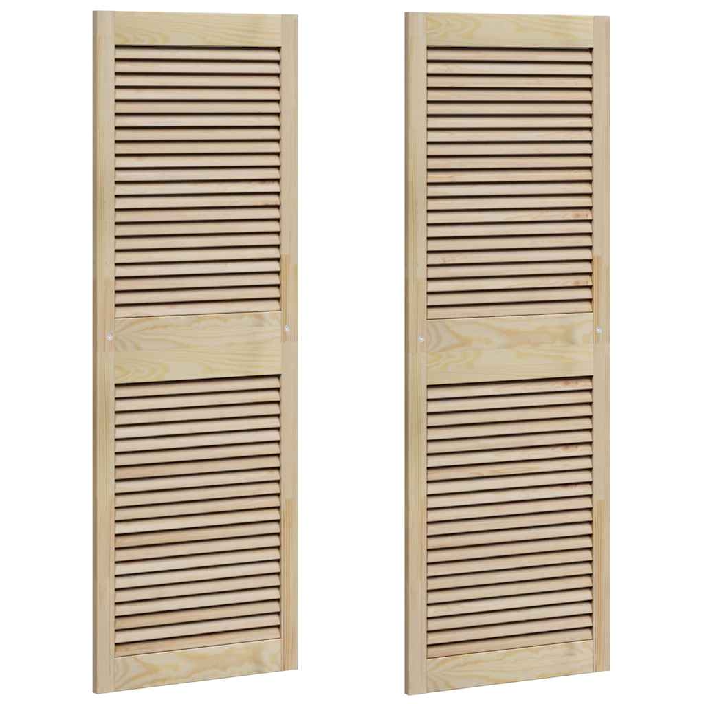 Ormarna vrata s vratima 2 pcs Prirodna 49,5 x 2,1 x 140,5 cm