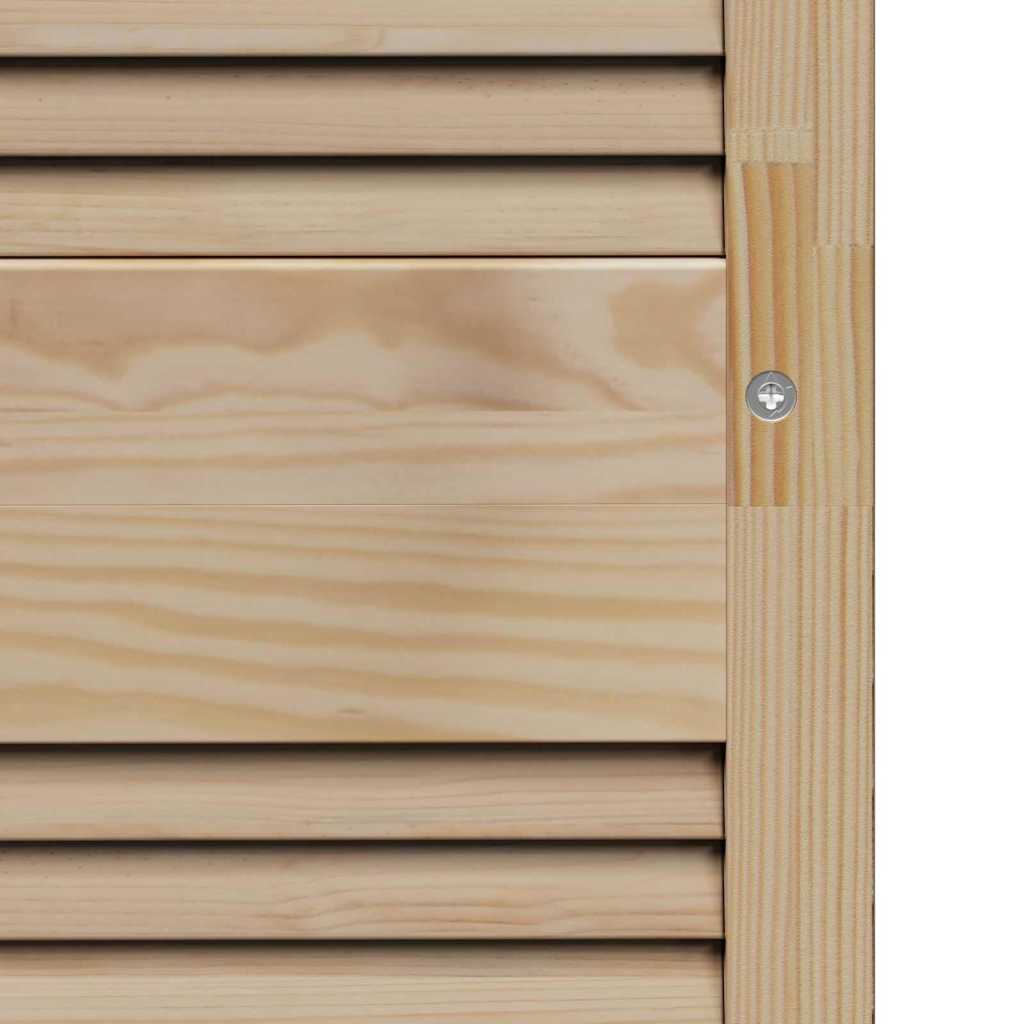 Ormarna vrata s vratima 2 pcs Prirodna 140,5 x 2,1 x 59,5 cm