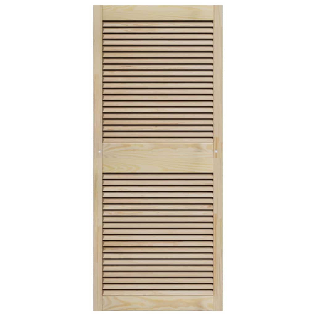 Ormarna vrata s vratima 2 pcs Prirodna 140,5 x 2,1 x 59,5 cm