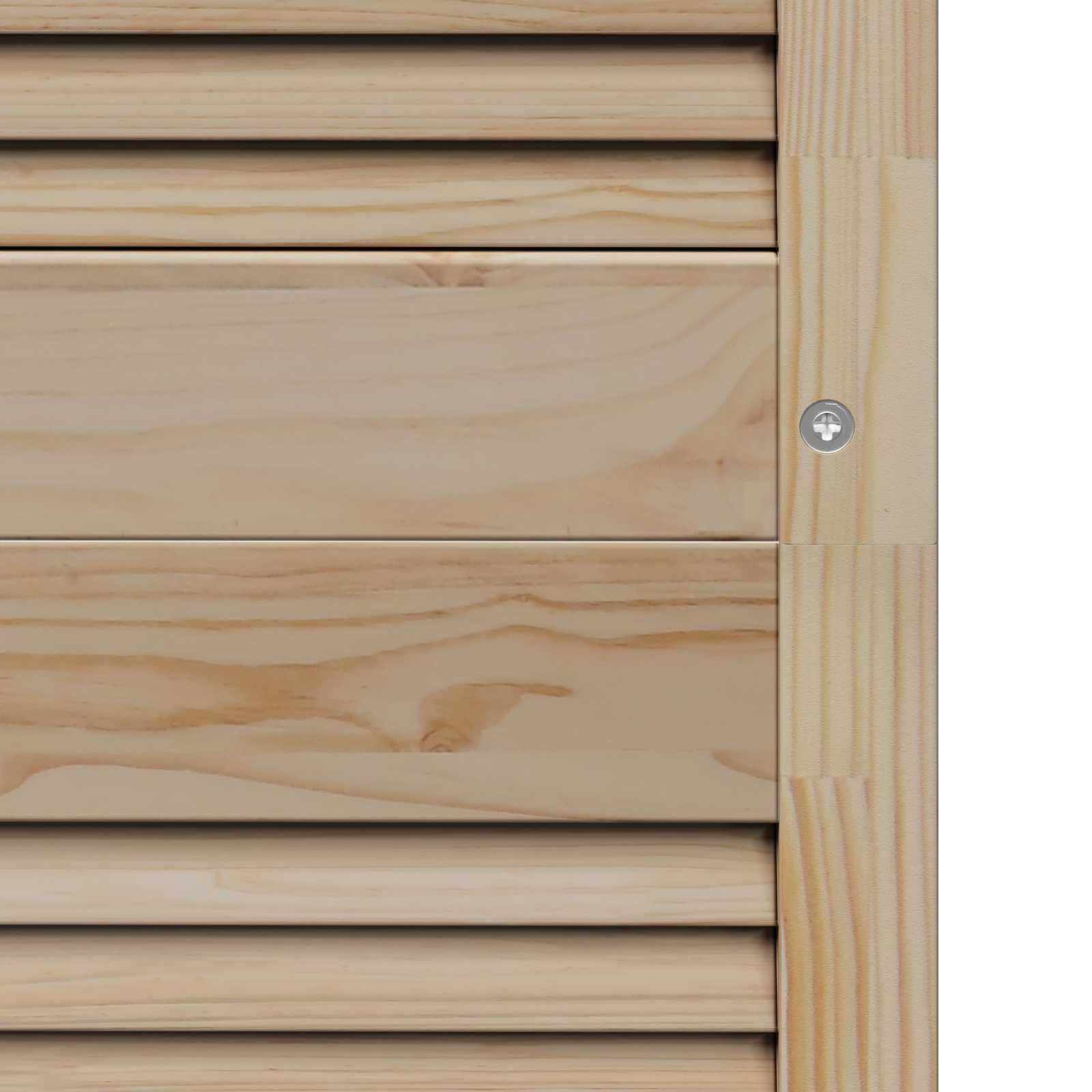 Ormarna vrata s vratima 2 pcs Prirodna 201 x 2,1 x 59,5 cm