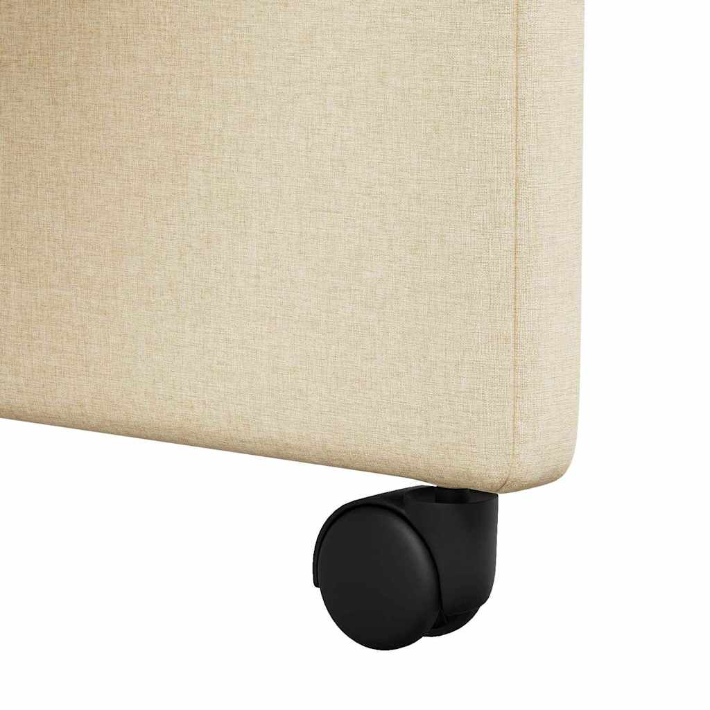 Blagovačke stolice s kotačima 2 pcs Krema 58 x 65 x 94 cm