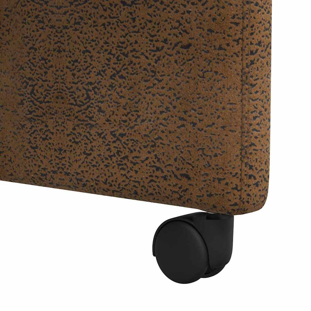Blagovačke stolice s kotačima 2 pcs Smeđa 57 x 67 x 95 cm