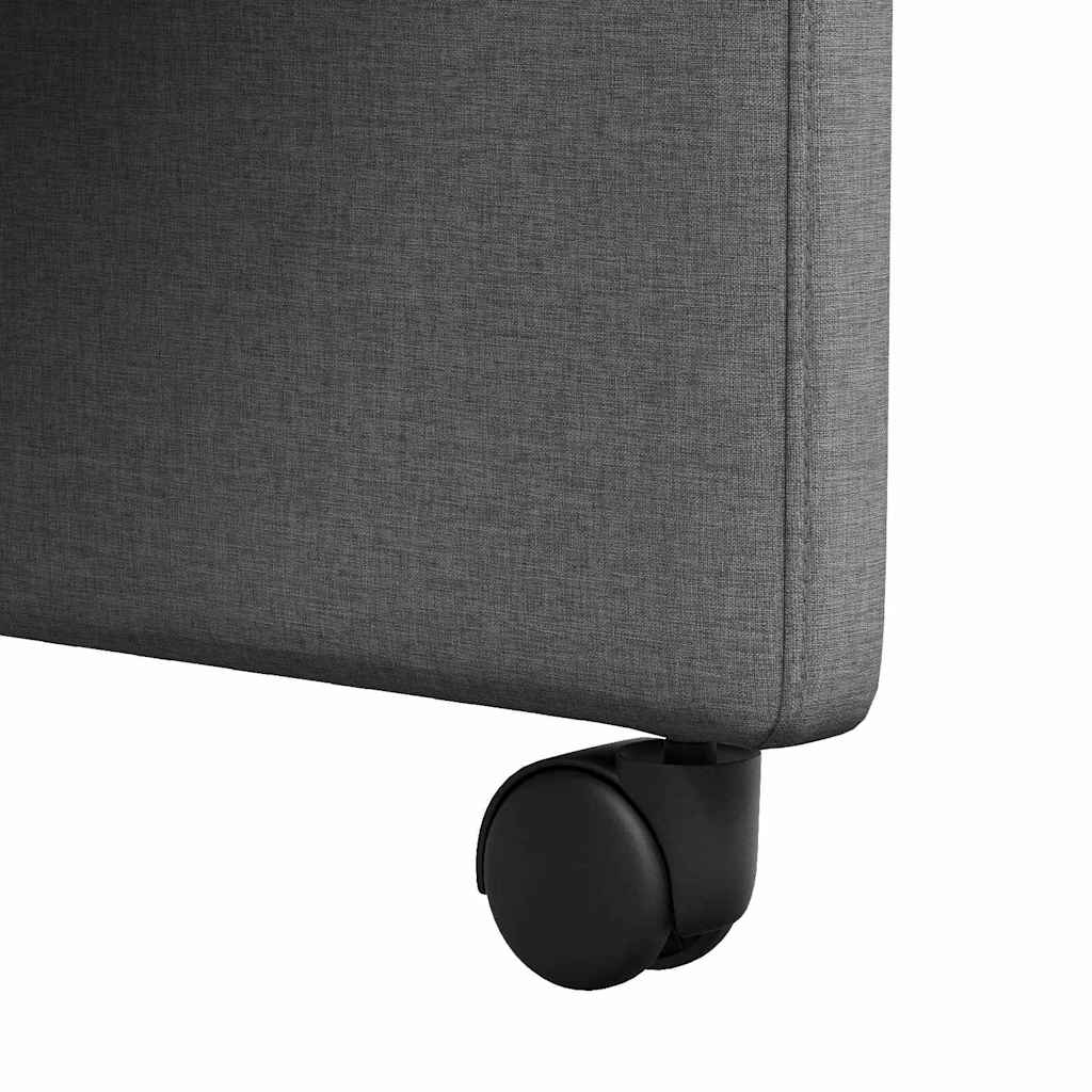 Blagovačke stolice s kotačima 2 pcs Tamno siva 57 x 67 x 95 cm