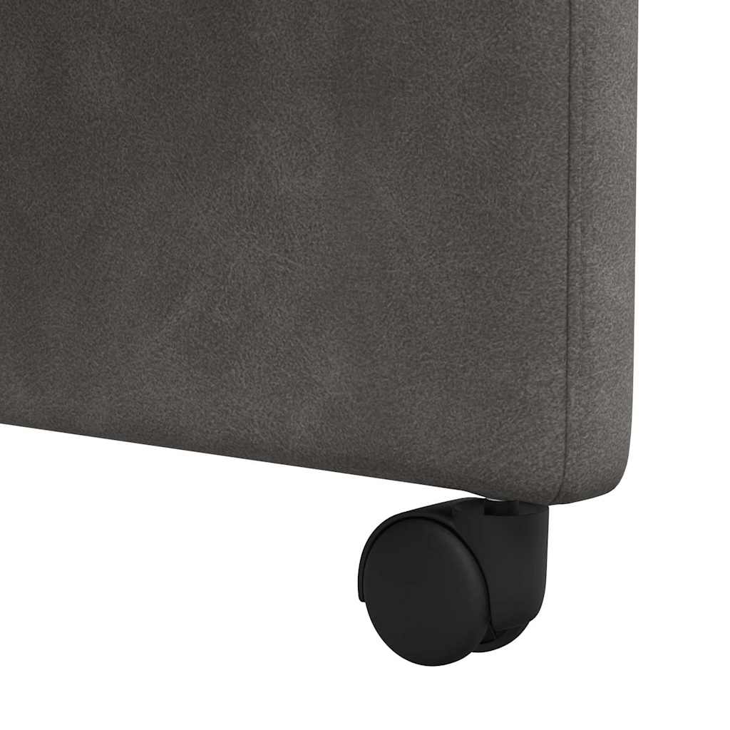 Blagovačke stolice s kotačima 2 pcs Crna 58 x 67 x 97 cm