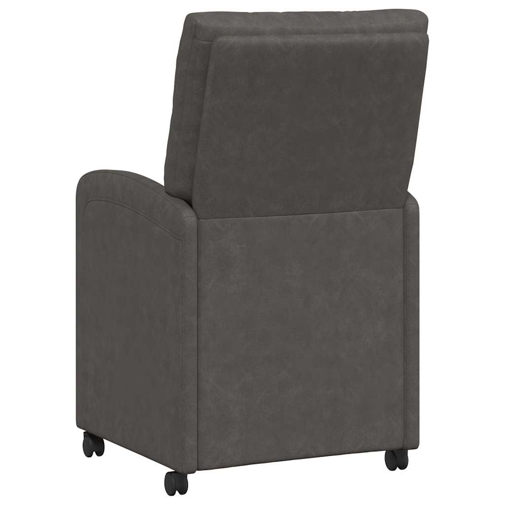 Blagovačke stolice s kotačima 2 pcs Crna 58 x 67 x 97 cm