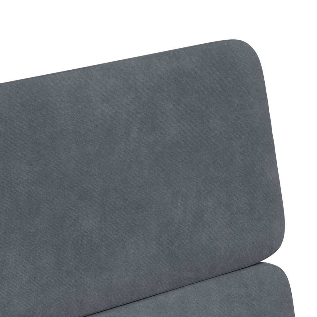 Blagovačke stolice s kotačima 2 pcs Tamno siva 58 x 65 x 98 cm