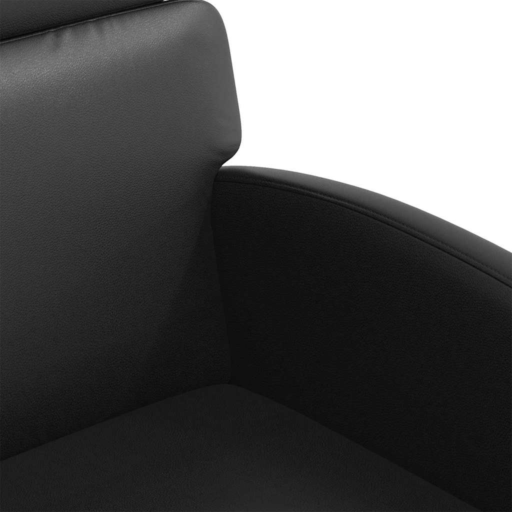Blagovačke stolice s kotačima 2 pcs Crna 58 x 65 x 98 cm