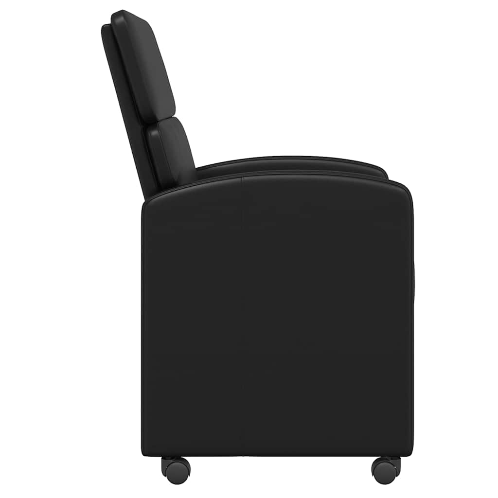 Blagovačke stolice s kotačima 2 pcs Crna 58 x 65 x 98 cm