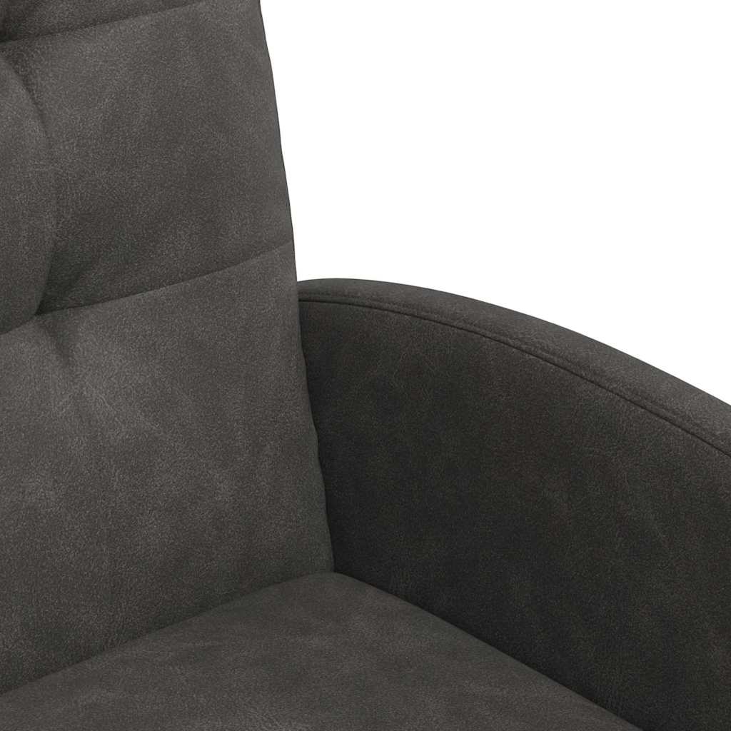 Blagovačke stolice s kotačima 2 pcs Crna 58 x 67 x 97 cm