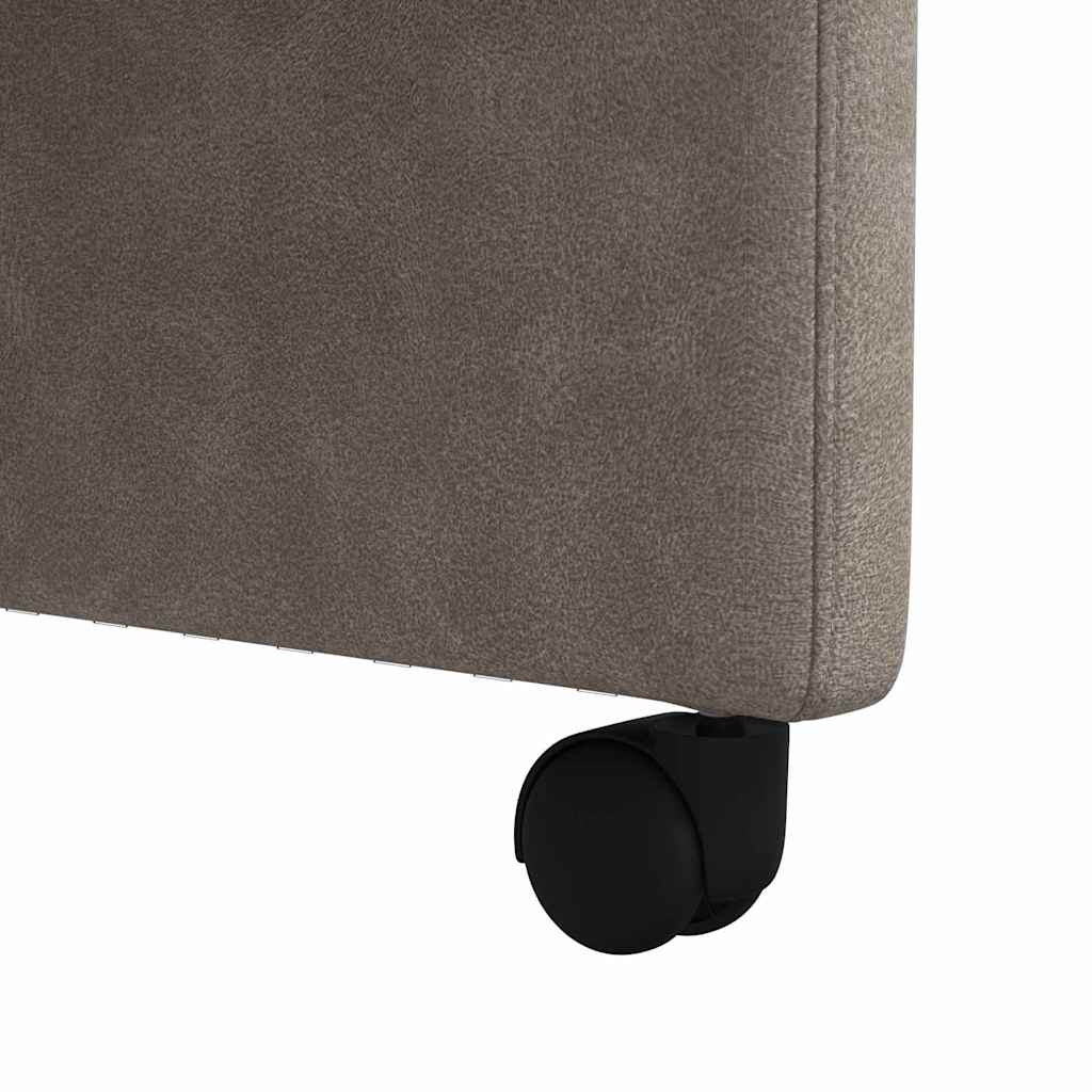 Blagovačke stolice s kotačima 2 pcs Siva 58 x 67 x 97 cm