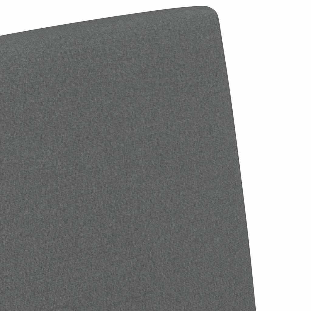 Trpezarijske stolice 2 pcs Tamno siva 57 x 67 x 95 cm tkanina