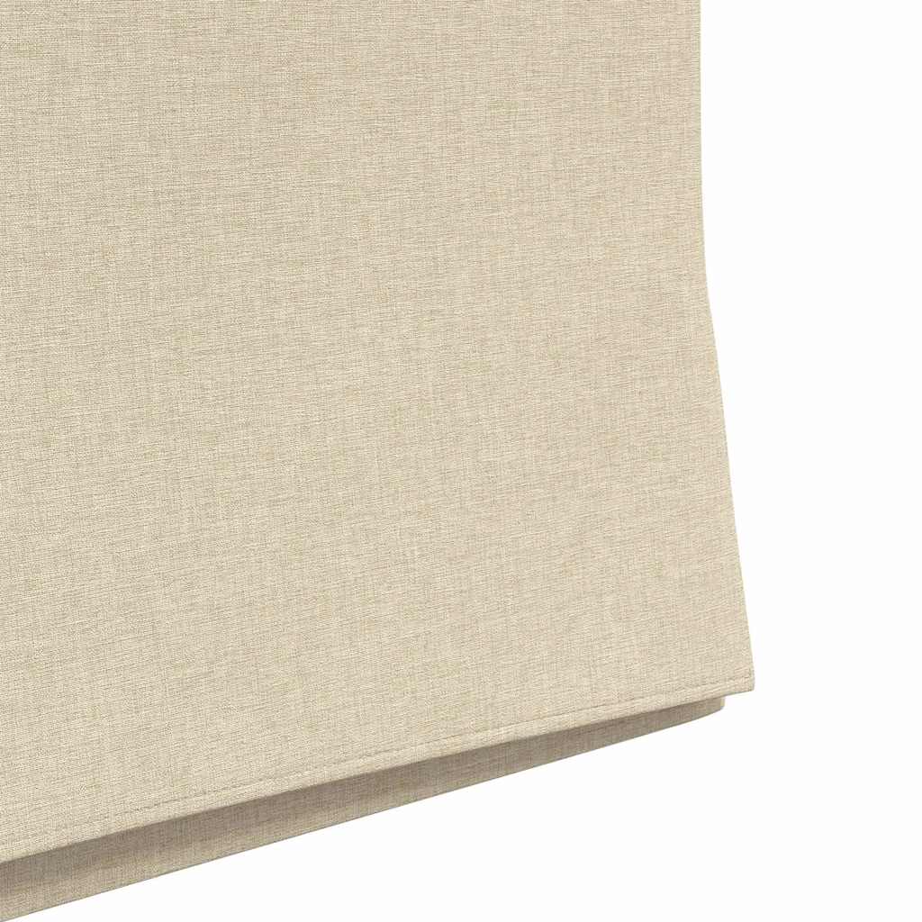 Trpezarijske stolice 2 pcs Krema 57 x 67 x 95 cm tkanina