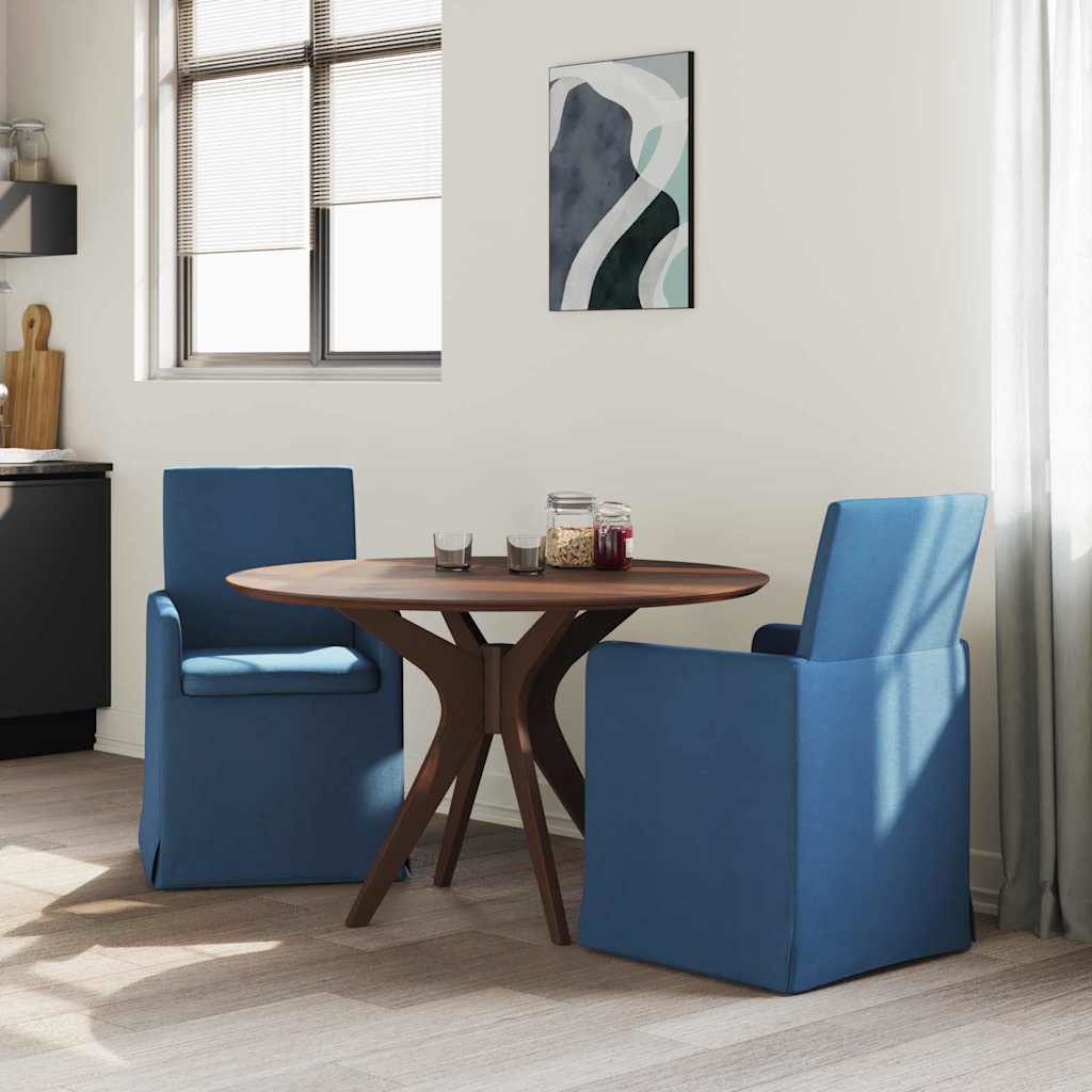 Trpezarijske stolice 2 pcs Plava 57 x 67 x 95 cm tkanina