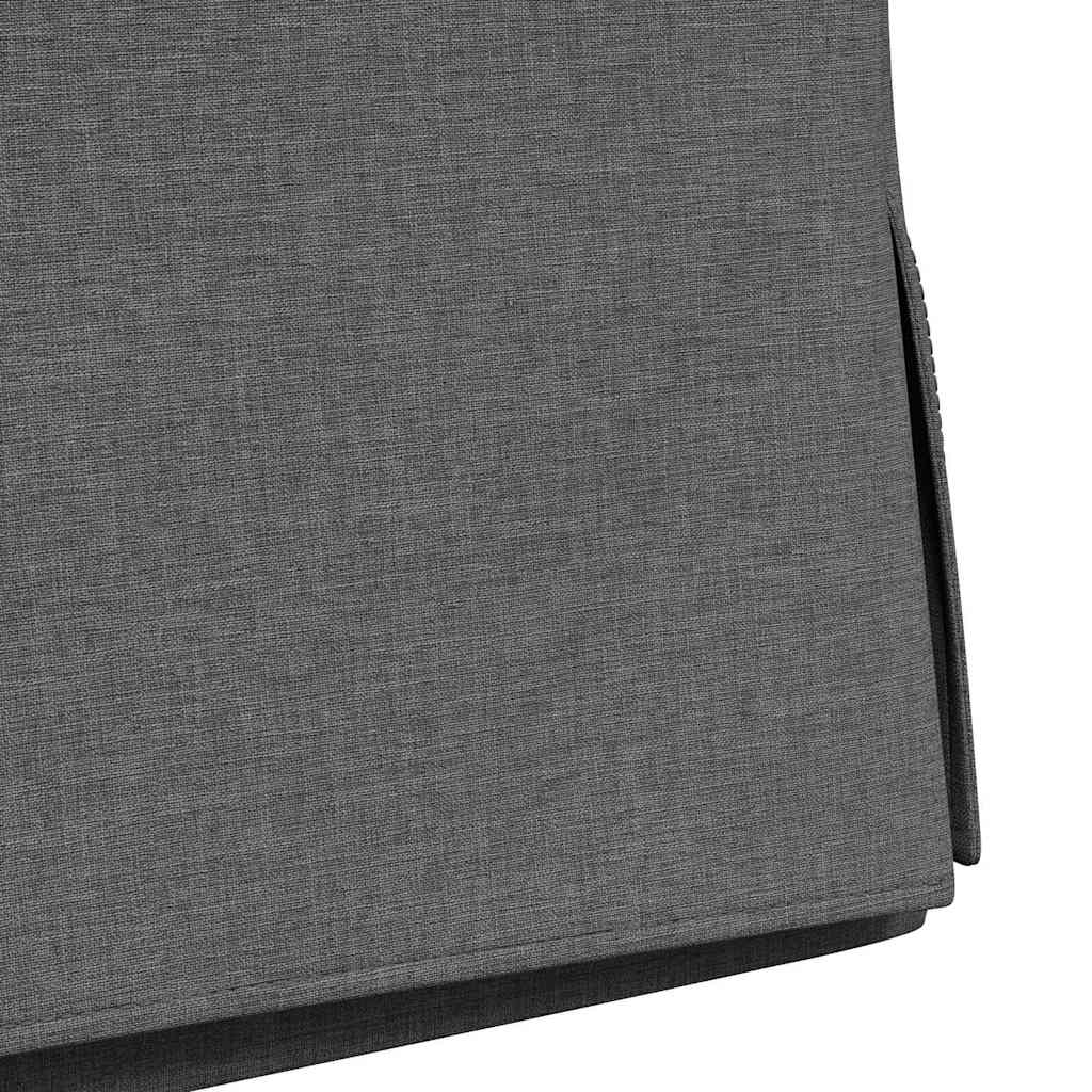 Trpezarijske stolice 2 pcs Tamno siva 57 x 67 x 98 cm tkanina