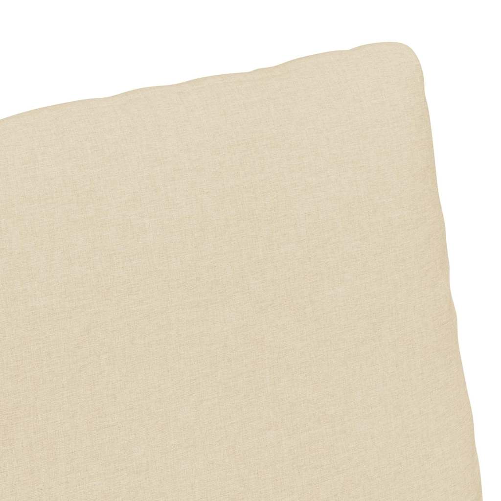 Trpezarijske stolice 2 pcs Krema 57 x 67 x 98 cm tkanina