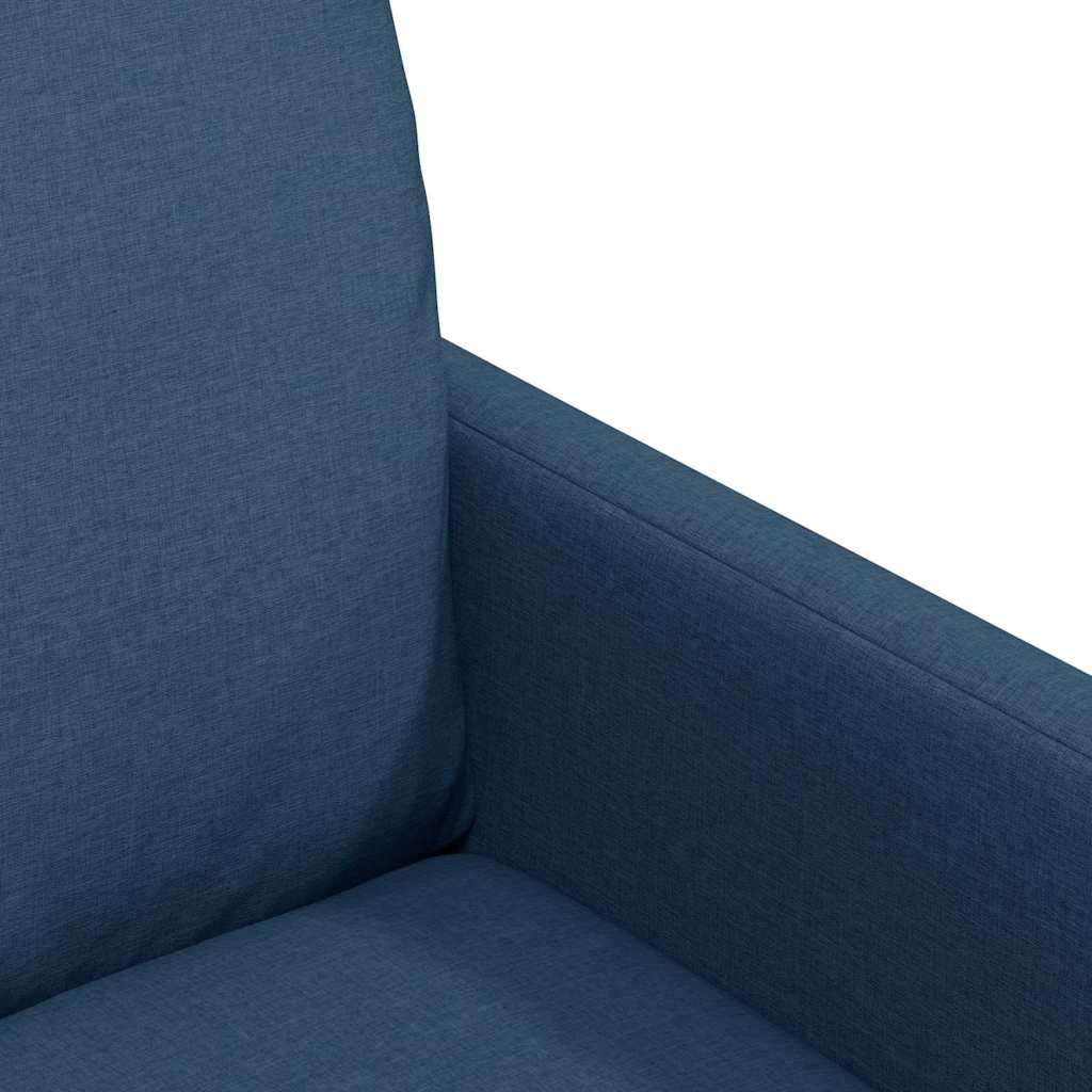 Trpezarijske stolice 2 pcs Plava 57 x 67 x 98 cm tkanina